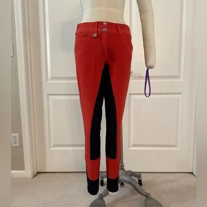 Horze Red Riding Pants